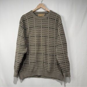 Vintage 90s Shenandoah Sweater, Grandma Sweater Brown Oversized Grandpa Crewneck